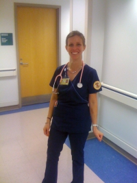 Julien at a clinical placement