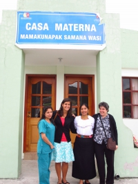 Clinical Instructor Megan Eagle (far right) Clinical Instructor Megan Eagle (far right)