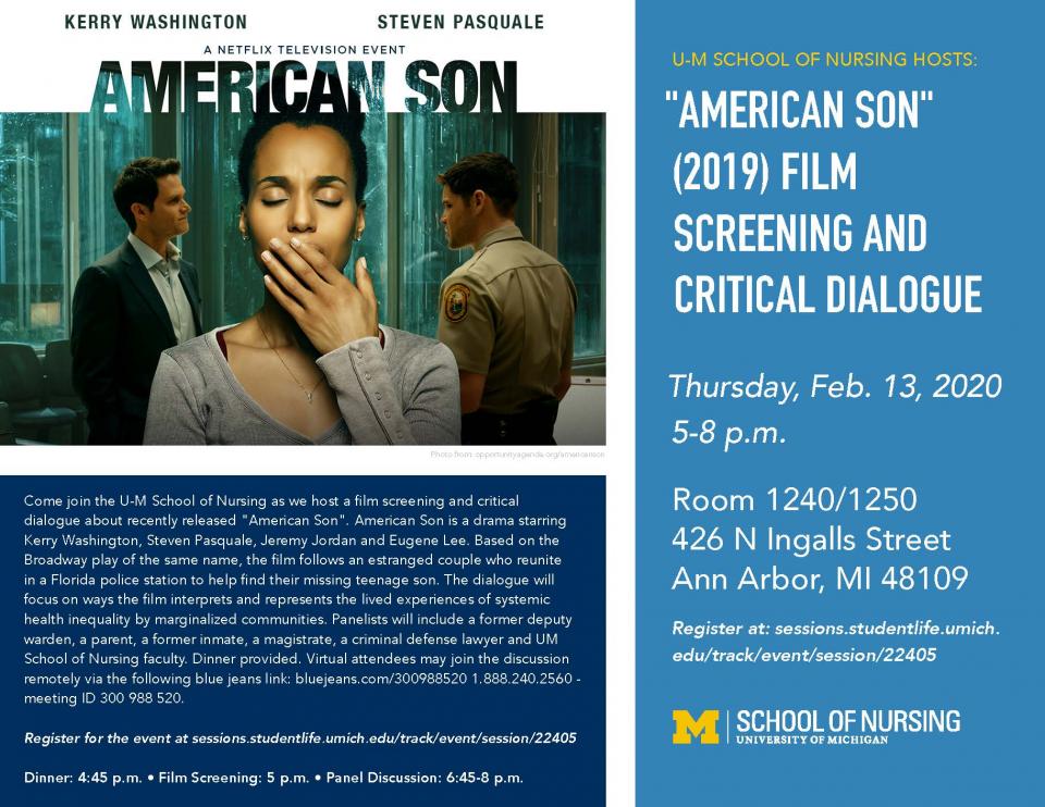American Son Screening