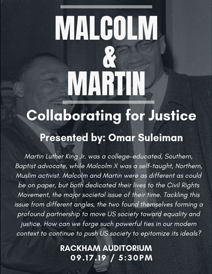 Malcolm &amp; Martin Collaborating for Justice Presented by Omar Suleiman