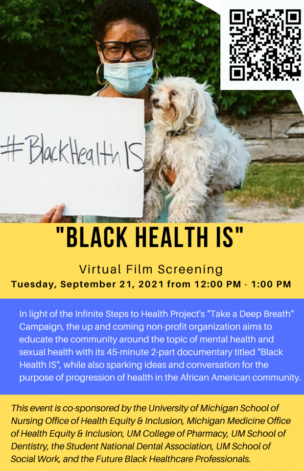 Black Health is Virtual Film screening 