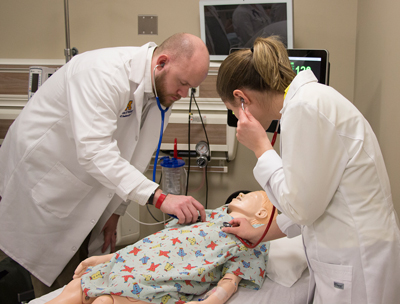 Simulations are a key component of UMSN's education for undergrad and graduate s