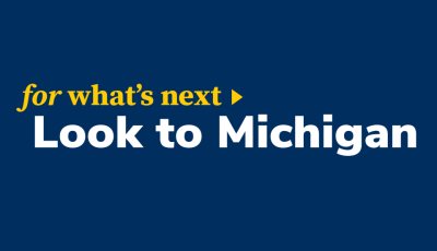 For what's next.  Look to Michigan
