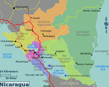 Nicaragua Map