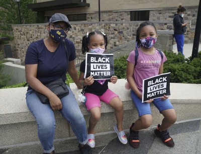 Marie Rosenberg at Juneteenth event