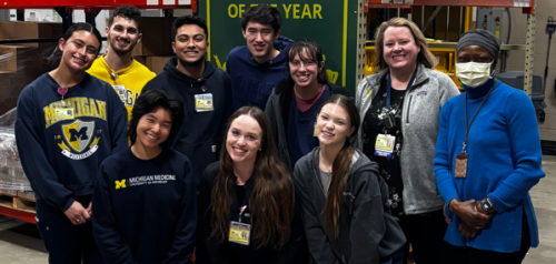 Gleaners with UMSN students